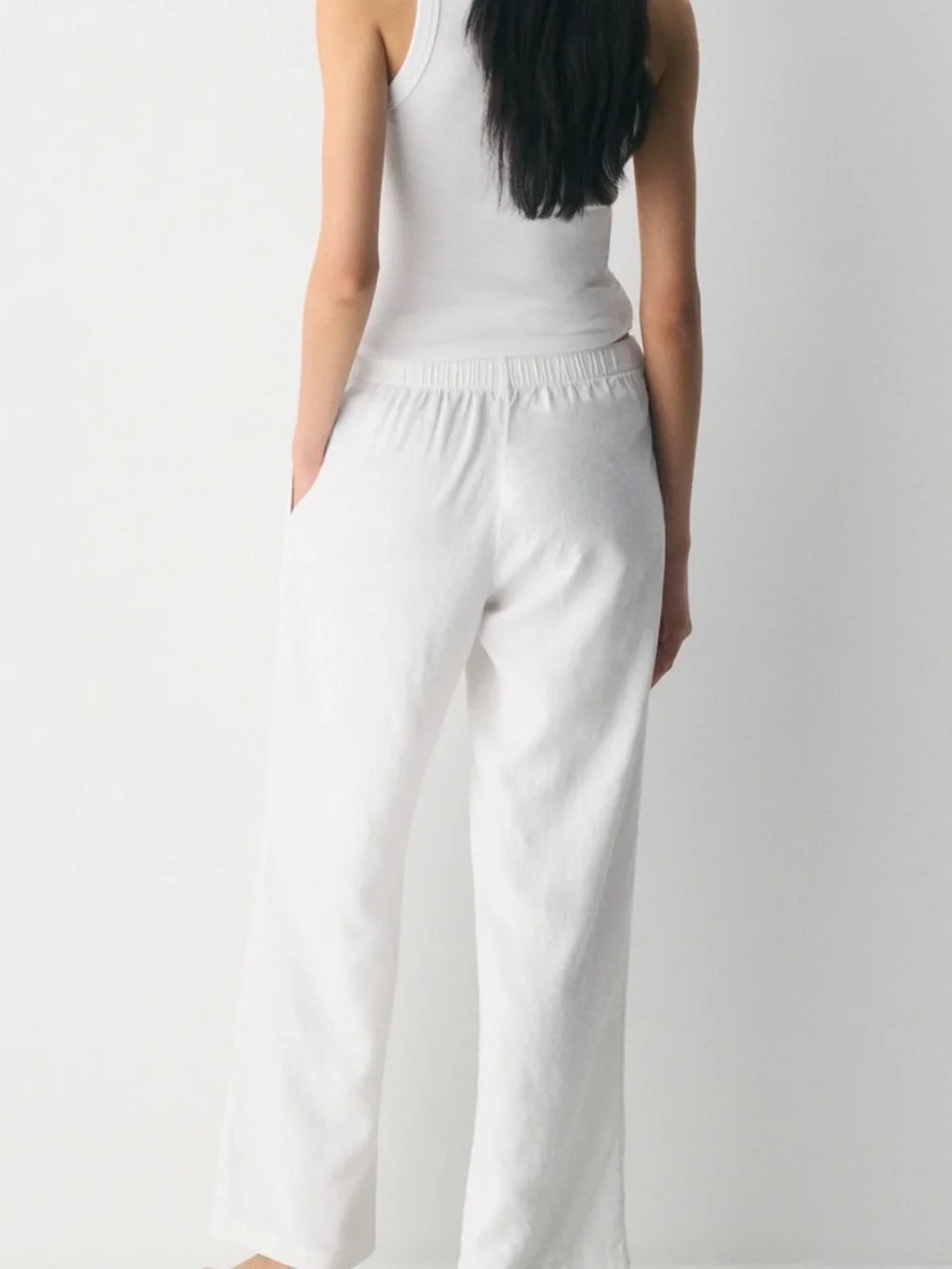 Aritzia The Group Sontag Linen Pant
